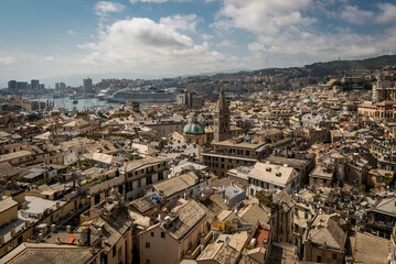 Genoa cityscape.