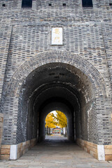 View of Loumen City Wall in Suzho