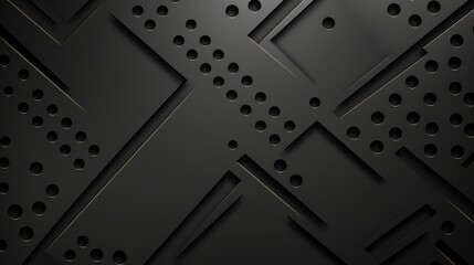 Patterned corporate background brushed steel with punched holes