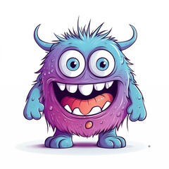 Fototapeta premium Adorable cartoon monster