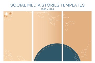 'Horizons' Set of 3 Social Media Stories templates