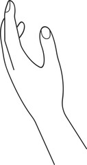 Hand Palm Outline