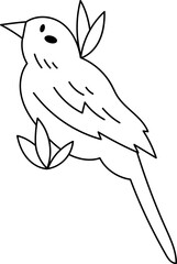 Bird Lined Doodle