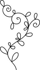 Floral Branch Doodle