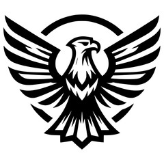 Obraz premium Vectorized Eagle Emblem