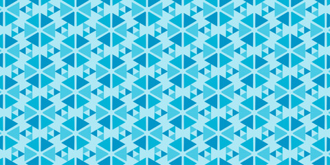 geometric seamless pattern, hexagonal blue color, suitable for wall decoration, background, template, web, and banner,