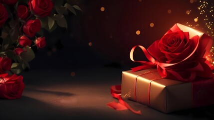 gift for mothers and girlfriends, gifts for anniversary, mother’s day celebration, romance of valentine’s day, deluxe gift and red rose, beautiful gift for valentine’s day