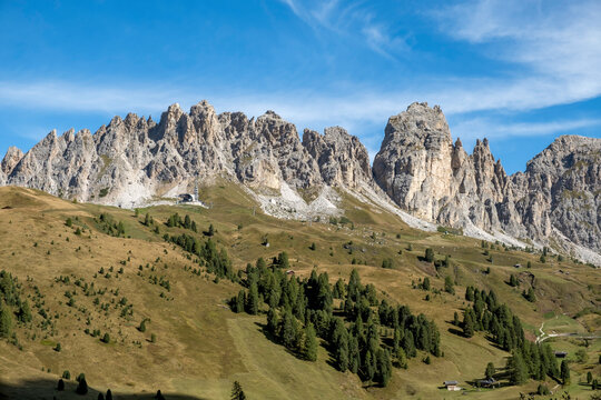 Die Cirspitzen am Gr&ouml;dner Joch, S&uuml;dtirol