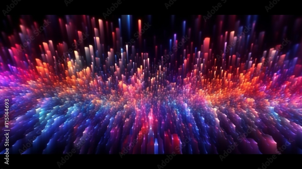 Aufkleber digital abstract background can be used for technology ai generative