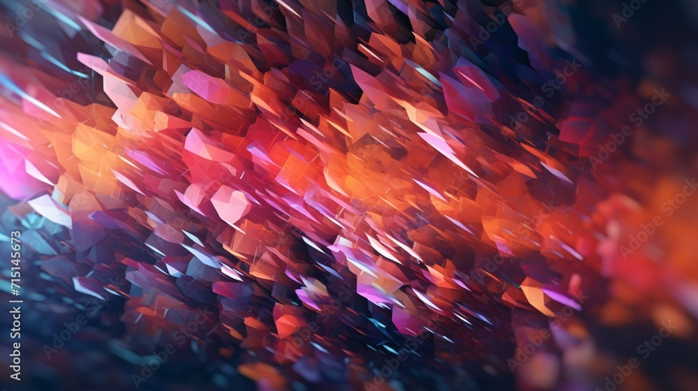 Poster digital abstract background ai generative