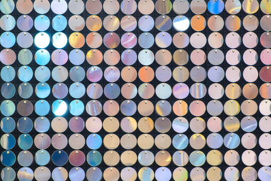 Abstract background of multicolor sparkling roundels as a backdrop for a website page, template or web banner - Powered by Adobe