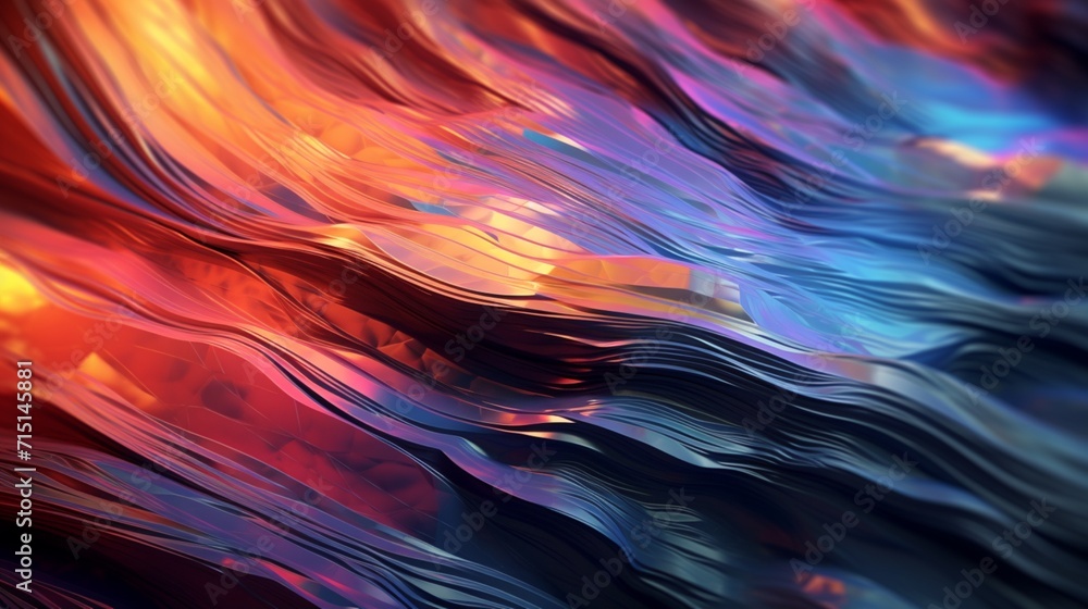 Poster digital abstract background ai generative