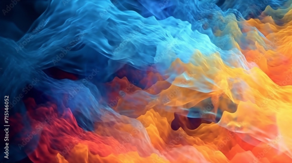 Poster digital abstract background can be used for technology ai generative