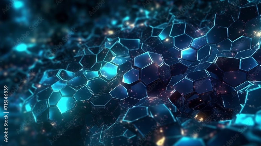 Aufkleber digital abstract background can be used in the description ai generative