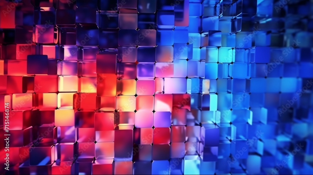 Aufkleber digital abstract background can be used in the description ai generative