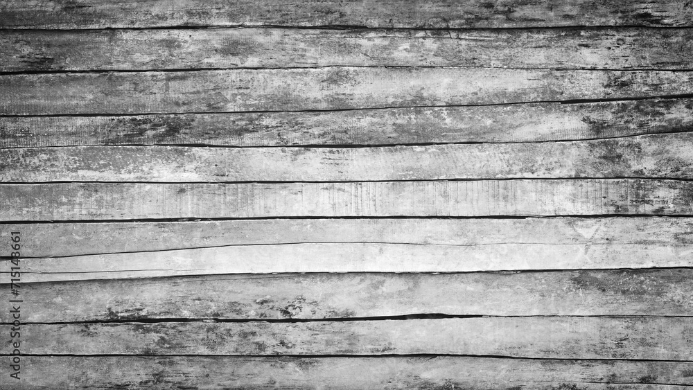 Poster Rough dirty white gray texture background of wooden planks as a backdrop for a page, template or web banner