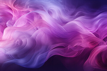 Obraz premium Abstract Purple Smoke Explosion on Black Background