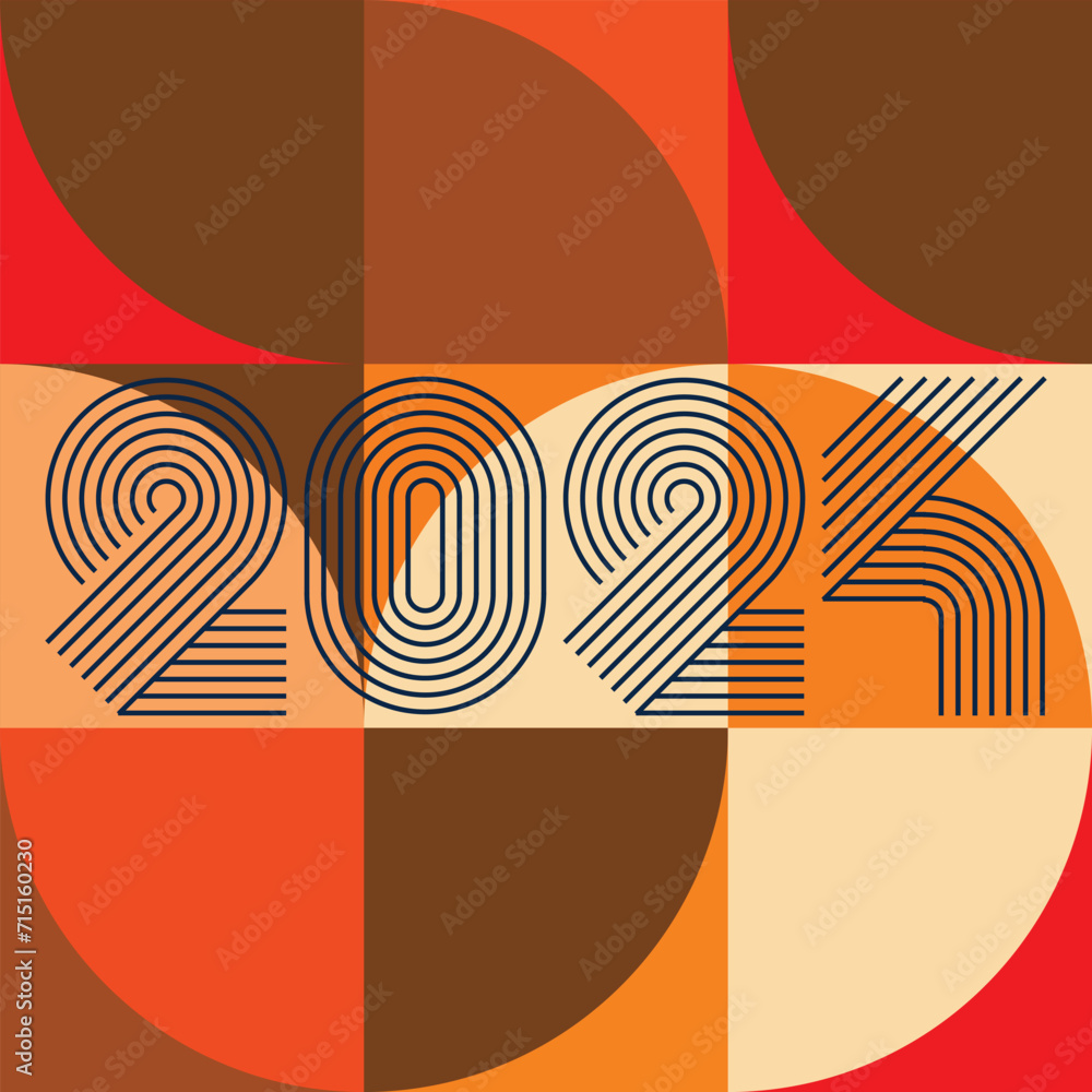 Poster vector design pattern backgrounds with retro colors