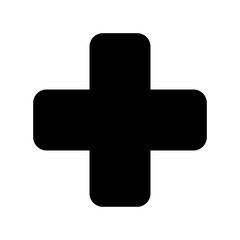 Obraz premium Plus Icon vector. Add plus icon