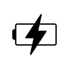 Battery vector icon. battery charge level. battery Charging icon