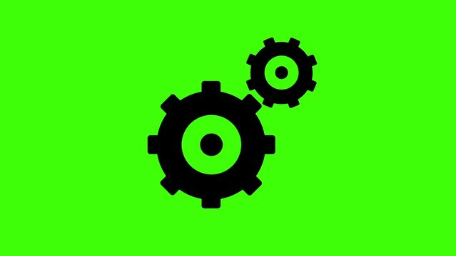 wheels and black gear with background cromakey 