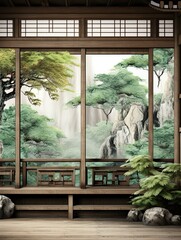 Serene Zen Garden Inspirations: Japanese Peaceful Art for Wall Decor