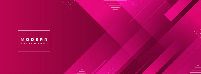 Banner background gradient, pink , abstract , slash abstract modern , memphis, element. Vector background