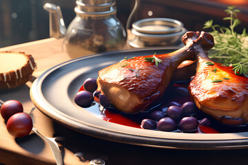 Coq au Vin. Generative AI.