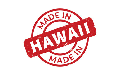 Made In Hawaii Rubber Stamp