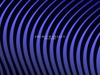 Abstract futuristic wave lines background with blue light effect. Modern simple flowing wave shape design. Suitable for covers, posters, websites, brochures, flyers, banners, presentations, etc.