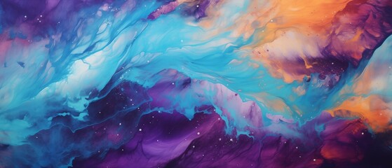 Vibrant Watercolor Grunge Background