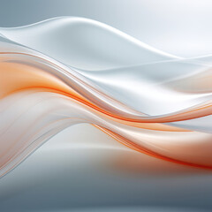 Obraz premium Abstract colorful smooth lines on background futuristic wavy illustration