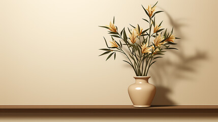 Free_vector_blank_picture_frame_with_a_plant_shadow