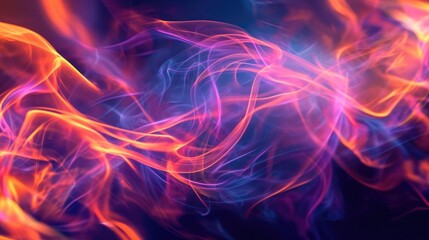 Vibrant flames dance and flicker in perfect harmony their seemingly random movements transforming into a symphony of abstract patterns that light up the night sky