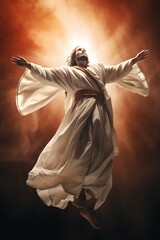 Ascension day of jesus christ or resurrection day of son of god. Good friday. Ascension day concept