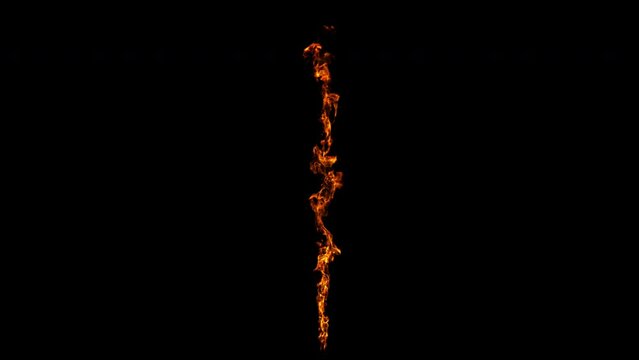 fire line loop effect animation
