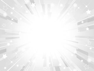 グレーのラインの背景、集中線の模様
