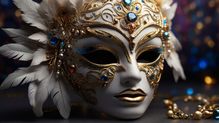 Mystic Radiance of white mask.