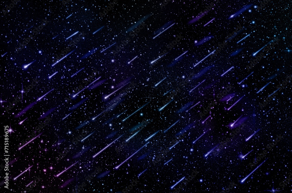 Wall mural a space of the galaxy ,atmosphere with stars at dark background