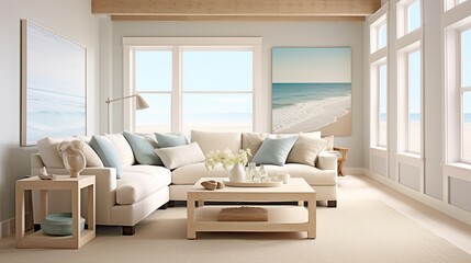 Fototapeta na wymiar Interior design of modern sophisticated living room 