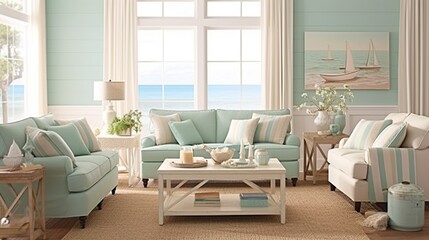 Interior design of modern sophisticated living room 