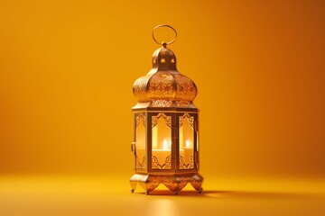 Eid mubarak and ramadan kareem greetings with islamic lantern and mosque. Eid al fitr background