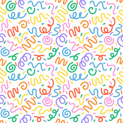 seamless pattern with colorful.