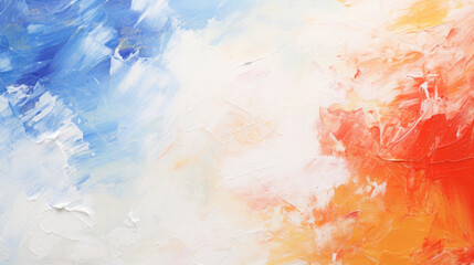 Colorful abstract painting showcasing a vibrant blend of textures and brush strokes, ideal for artistic backgrounds.
