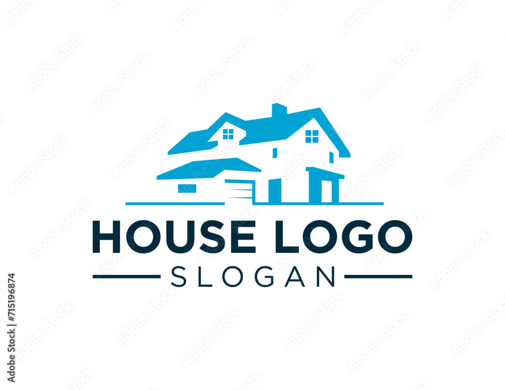Poster the logo design is about house and was created using the corel draw 2018 application with a white ba
