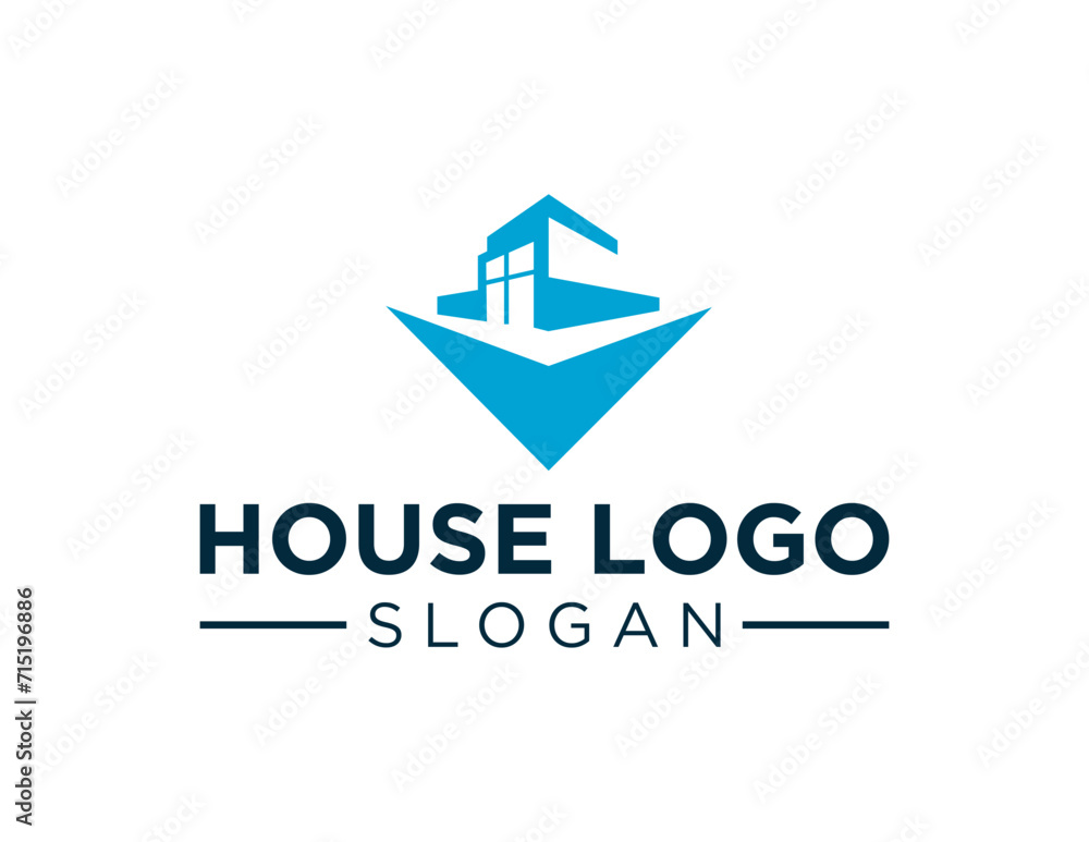 Poster the logo design is about house and was created using the corel draw 2018 application with a white ba