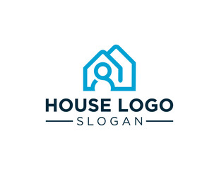 The logo design is about House and was created using the Corel Draw 2018 application with a white background.