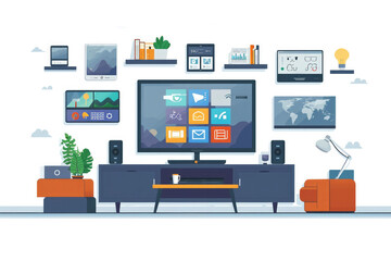 Integration with Smart Home Devices: Smart TVs may be part of a larger smart home ecosystem