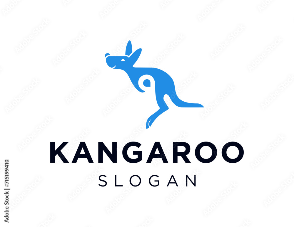 Poster the logo design is about kangaroo and was created using the corel draw 2018 application with a white