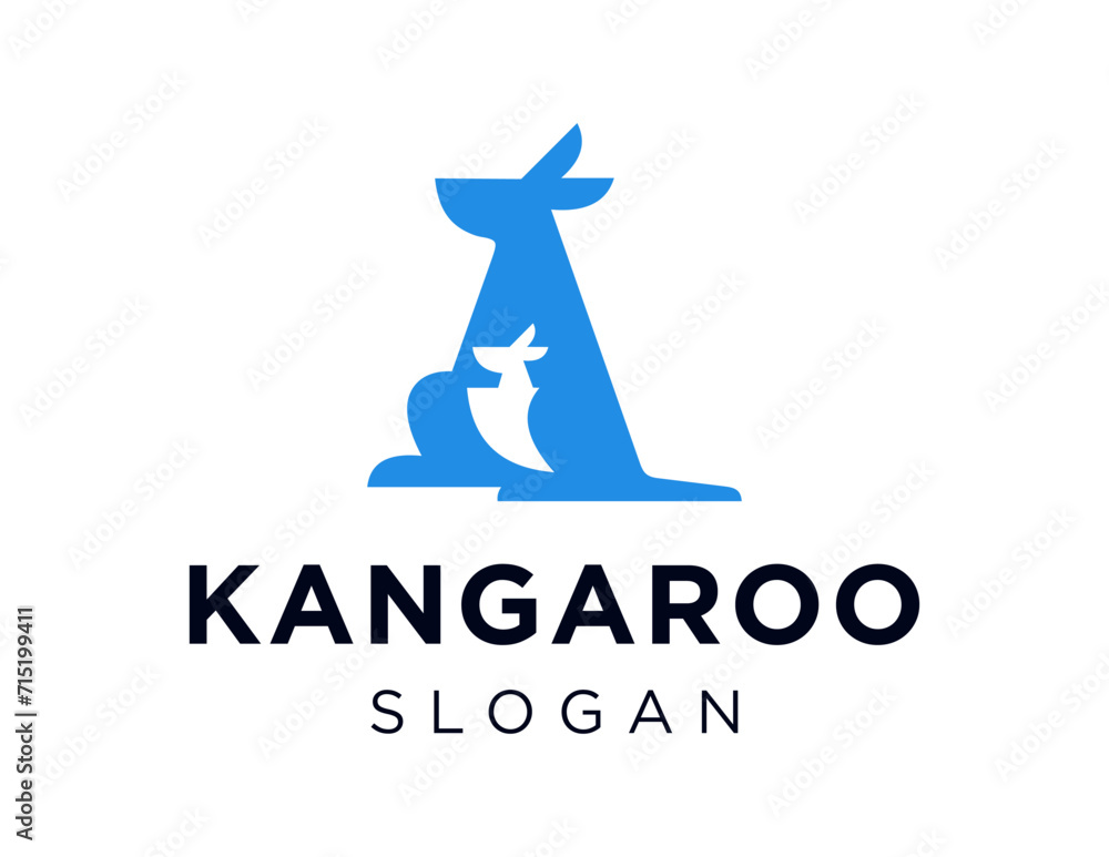 Poster the logo design is about kangaroo and was created using the corel draw 2018 application with a white